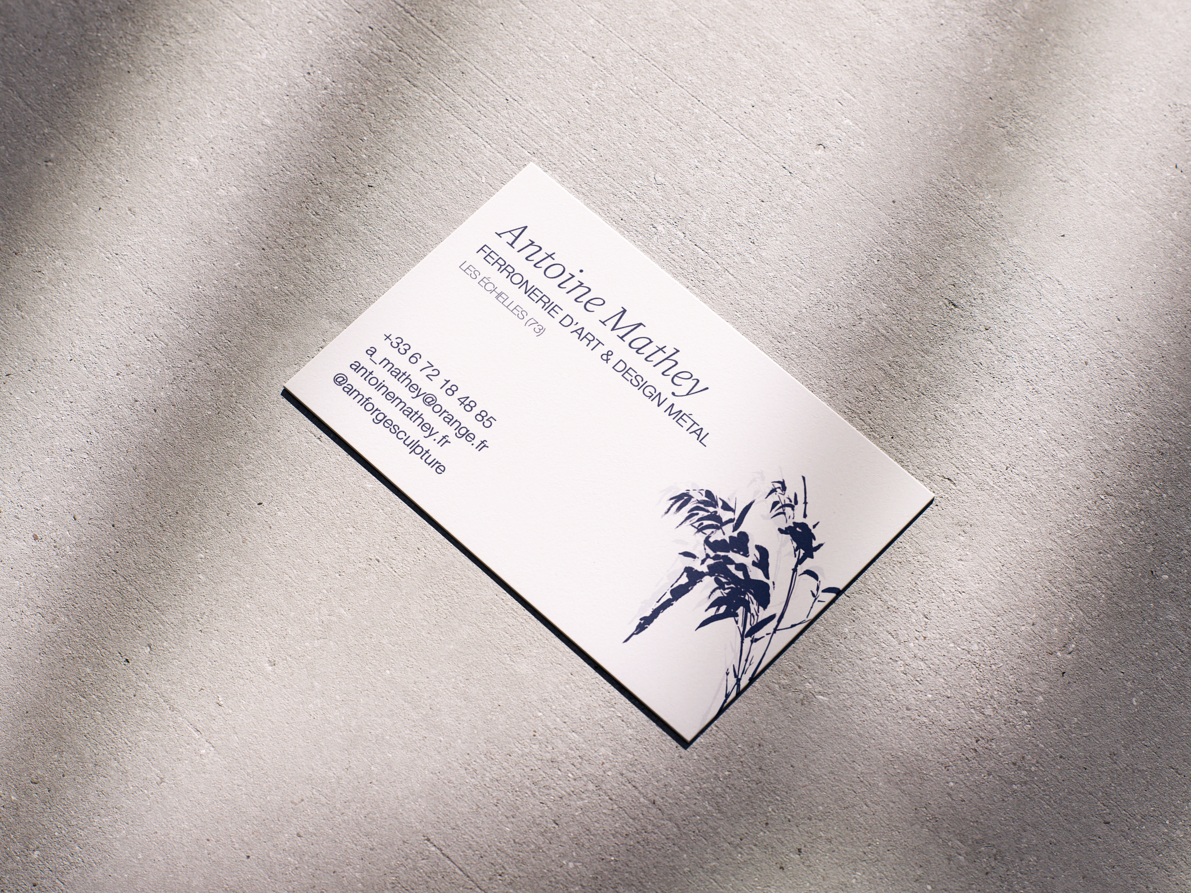 Carte de visite Verso